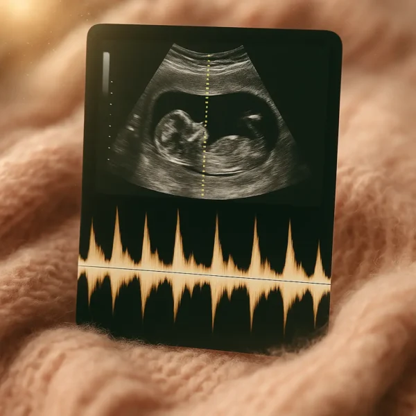 Visualización del latido fetal en ecografía Doppler para Eco-Love Latido en Elda