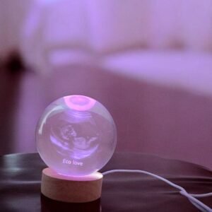 Bola de cristal con ecografía