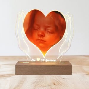 Placa led corazon
