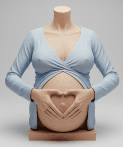 Busto 3d embarazada